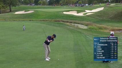 Chandler Blanchet makes birdie on No. 12 at Nationwide Children's