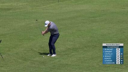 Hayden Springer makes birdie on No. 9 at Puerto Rico