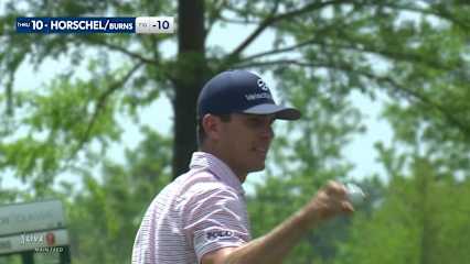 Sam Burns/Billy Horschel make birdie on No. 1 at Zurich Classic