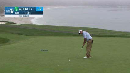 Boo Weekley drains putt for birdie at PURE Insurance