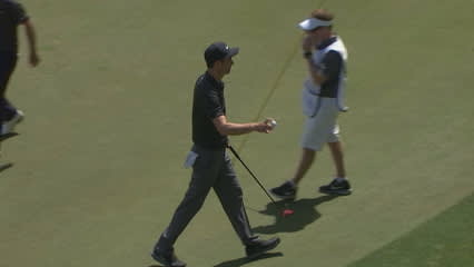 Ross Fisher's cut iron shot yields birdie at Dell Match Play