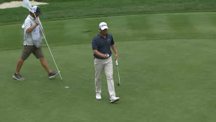 Derek Fathauer's amazing approach sets up eagle at Barracuda