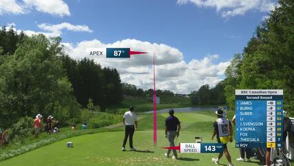 Kevin Roy hits tee shot to 5 feet, sets up birdie on No. 11 at RBC Canadian