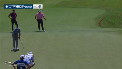 Thriston Lawrence rolls in birdie at Zurich Classic