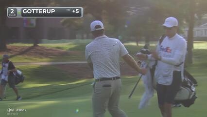 Chris Gotterup makes birdie on No. 2 at FedEx St. Jude