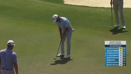Thompson/Eckroat makes birdie on No. 18 at Zurich Classic