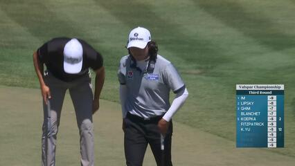S.H. Kim sinks 20-foot birdie putt on No. 8 at Valspar