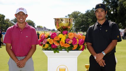 Morikawa and Matsuyama's Day 4 Singles highlights from Presidents Cup