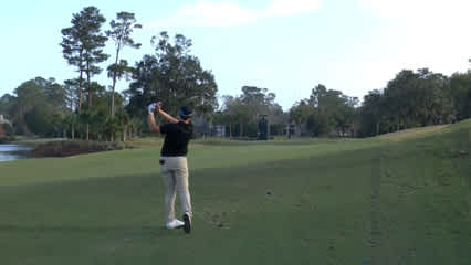 Alistair Docherty converts birdie from rough at PGA TOUR Q-School