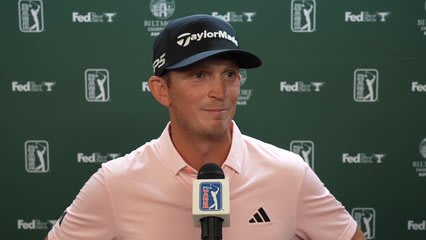 Jacob Bridgeman's news conference after winning Biltmore Championship