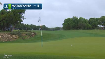 Hideki Matsuyama's 173-yard approach sets up birdie on No. 1 at Valero
