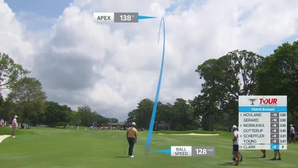 Wyndham Clark's 163-yard approach sets up birdie on No. 4 at TOUR Championship
