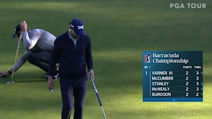 Kyle Stanley makes birdie on No. 12 in Round 1 at Barracuda