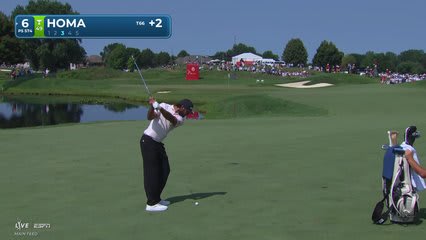 Max Homa reaches par-5 No. 6 in two, makes birdie at 3M Open