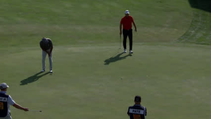 Tom Pernice Jr. buries putt for birdie at Sanford International