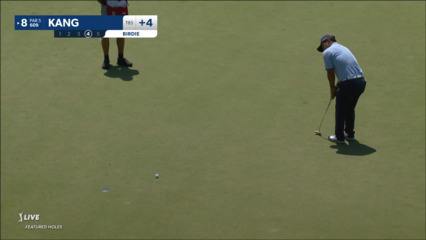 Sung Kang drains birdie putt at Houston Open
