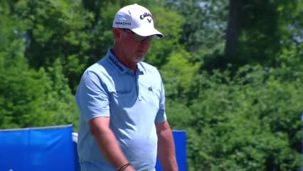 David Duval makes 13-foot birdie putt at Zurich Classic