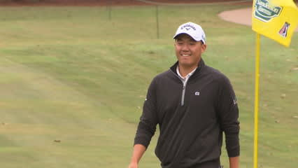 Norman Xiong's nice touch on No. 6 for Shot of the Day