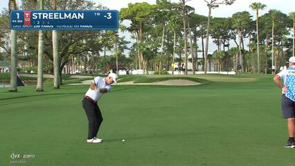Kevin Streelman hits 114-yard approach to 12 feet, sets up birdie on No. 1 at Cognizant Classic