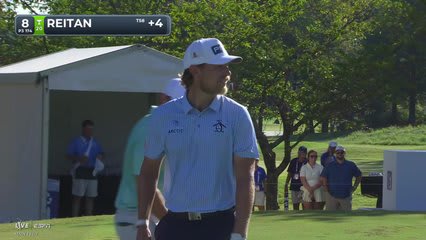 Kristoffer Reitan hits tee shot to 1 foot, sets up birdie on No. 8 at FedEx St. Jude