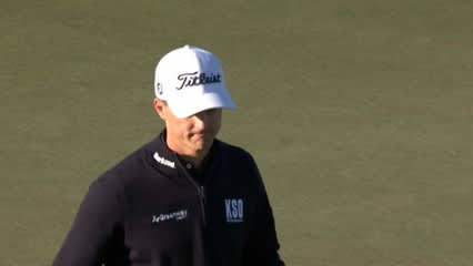 Blayne Barber birdies No. 15 at The RSM Classic