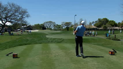 Brandon Harkins' dialed-in tee shot to 1-foot at Arnold Palmer