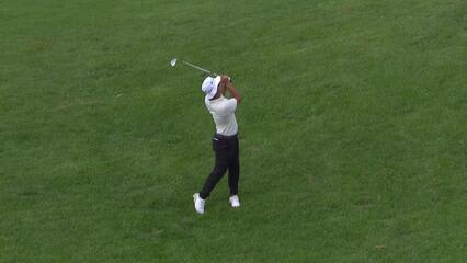Zecheng Dou makes birdie putt on No. 11 at Korn Ferry Tour Champ