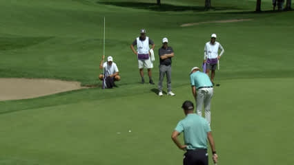 Tim Petrovic makes birdie putt at Ally Challenge