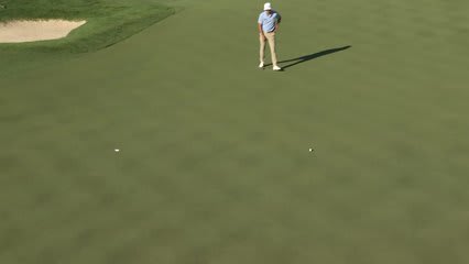 Patton Kizzire drains 27-foot birdie putt on No. 17 at Bank of Utah