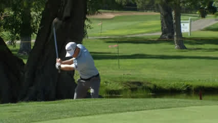 Mark Anderson gets up-and-down for birdie on No. 7 at Utah Championship