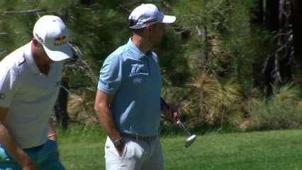 Maximilian Kieffer's nice iron sets up eagle and five points at Barracuda