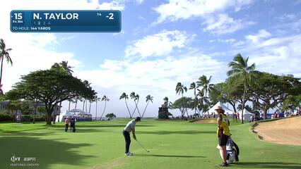 Nick Taylor hits 144-yard approach to 8 feet, sets up birdie on No. 16 at Sony Open