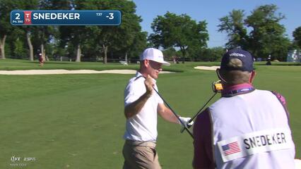Brandt Snedeker gets up-and-down from 85 yards for birdie on No. 2 at Charles Schwab