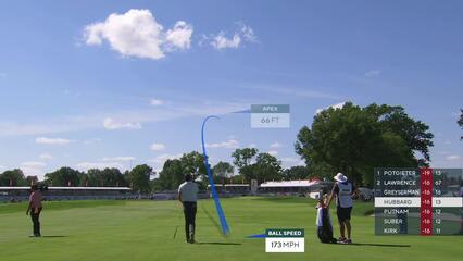 Mark Hubbard makes birdie on No. 14 at Rocket Classic