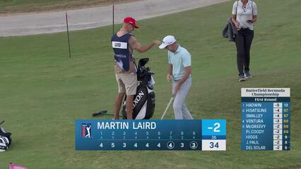 Martin Laird holes out from bunker for birdie at Butterfield Bermuda