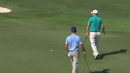 Chad Campbell drains a 14-footer at Barbasol