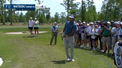 Bubba Watson's crafty chip leads to birdie at Zurich Classic