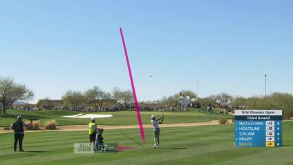 Akshay Bhatia hits 124-yard approach to 7 feet, makes birdie on No. 5 at WM Phoenix Open