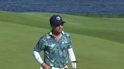 Austin Cook drops eagle putt at Puerto Rico