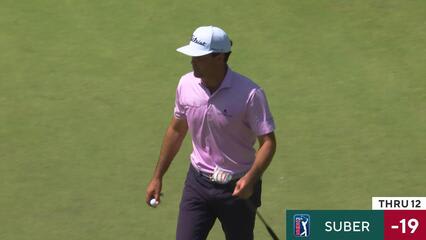 Jackson Suber drains clutch birdie putt at Rocket Classic