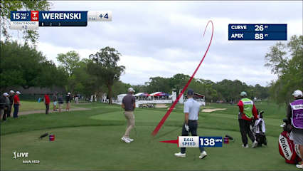 Richy Werenski draws in tee shot to set up birdie at Valspar