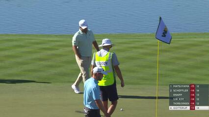 Chris Gotterup drains 5-foot birdie putt on No. 15 at WM Phoenix Open