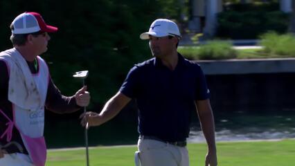 Bryson Nimmer makes birdie on No. 11 at Bahamas Classic Atlantis