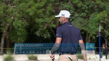 Kevin Dougherty makes birdie putt on No. 12 at Great Abaco Classic