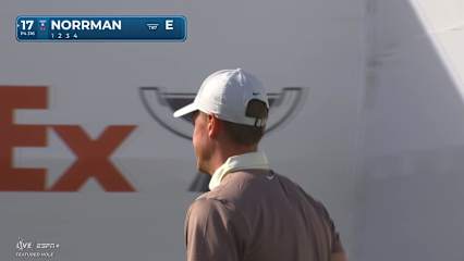 Vincent Norrman powers drive onto green and birdies at WM Phoenix Open