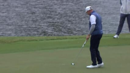 Ernie Els makes birdie on No. 12 at SAS Championship