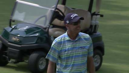 Cameron Percy makes birdie on No. 12 at Principal Charity Classic