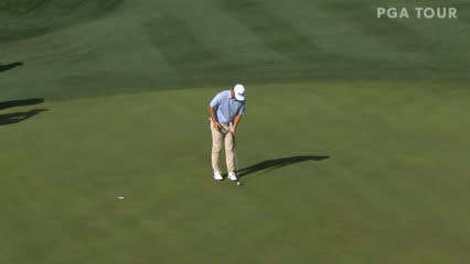 Stephen Stallings Jr. makes eagle on No. 8 at The American Express