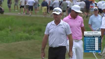 Team Sabbatini/Gay makes birdie on No. 16 at American Family Insurance Championship