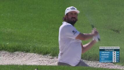 Mark Hubbard drains 23-foot birdie putt on No. 15 at ONEflight Myrtle